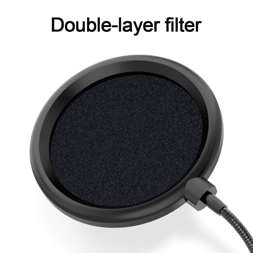 Microphone With Tripod 3.5 Mm Audio Computer Studio