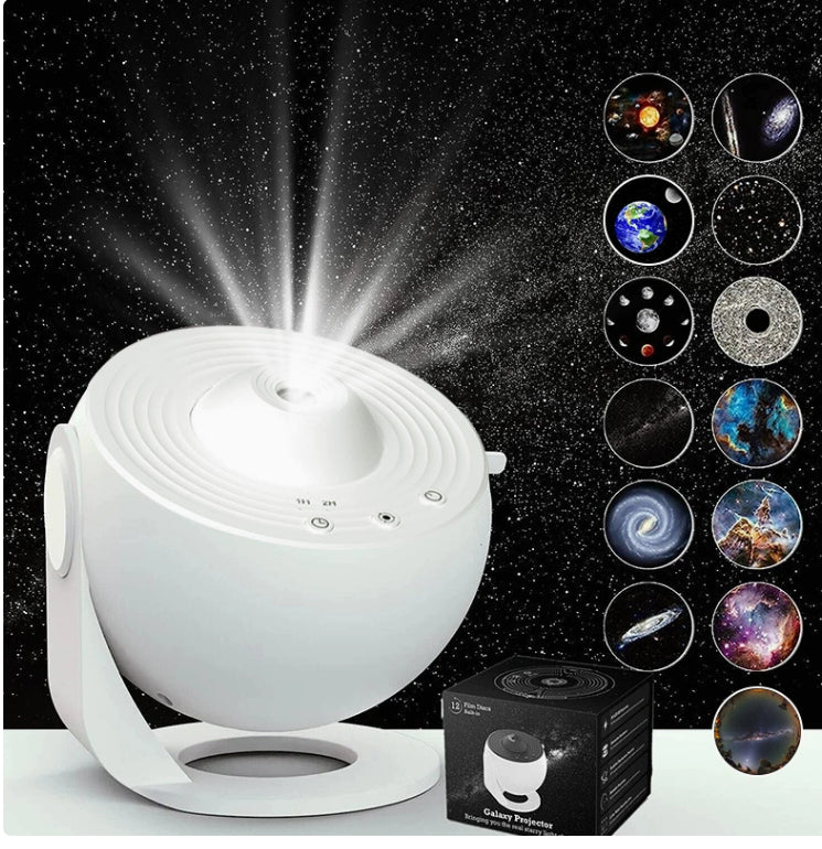 360° Galaxy Star Projector Night Light