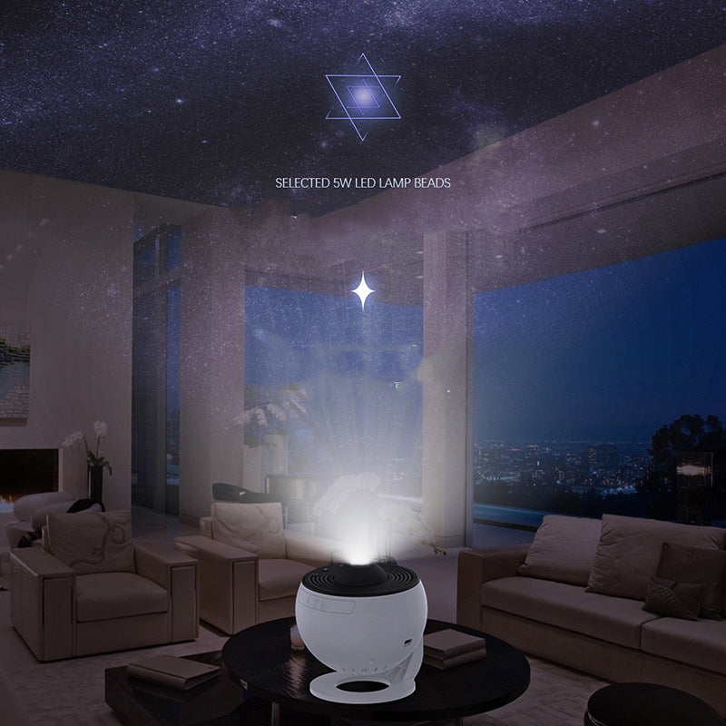 360° Galaxy Star Projector Night Light