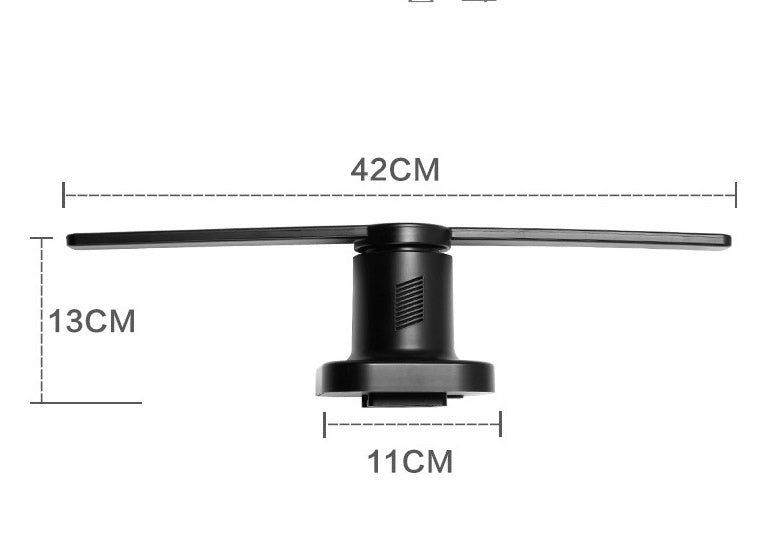 3D Hologram Fan Projector 42cm LED Display