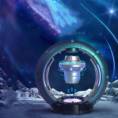 Magnetic Levitation Spacecraft UFO Bluetooth Speaker With Breathing Light