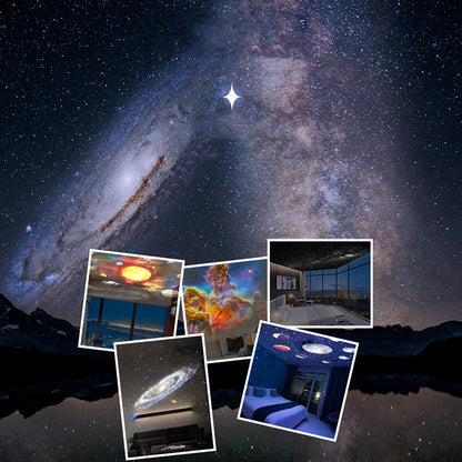 360° Galaxy Star Projector Night Light