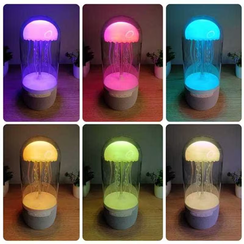 3 In 1 Creative Colorful Jellyfish Lamp Bluetooth Speaker