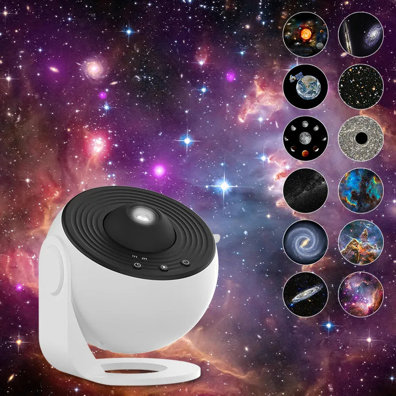 360° Galaxy Star Projector Night Light